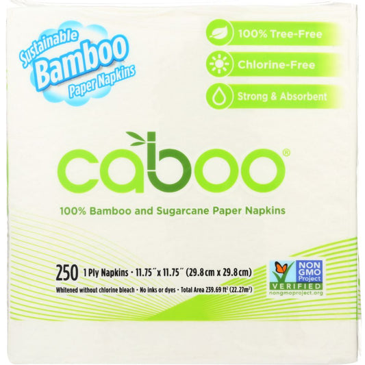 CABOO: 1-Ply Table Napkins 250 Sheets, 1 Pack