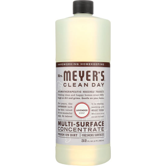 MRS MEYERS CLEAN DAY: Lavender Multi Surface Concentrate, 32 oz